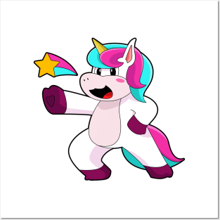 Unicorn with Star Posters and Art